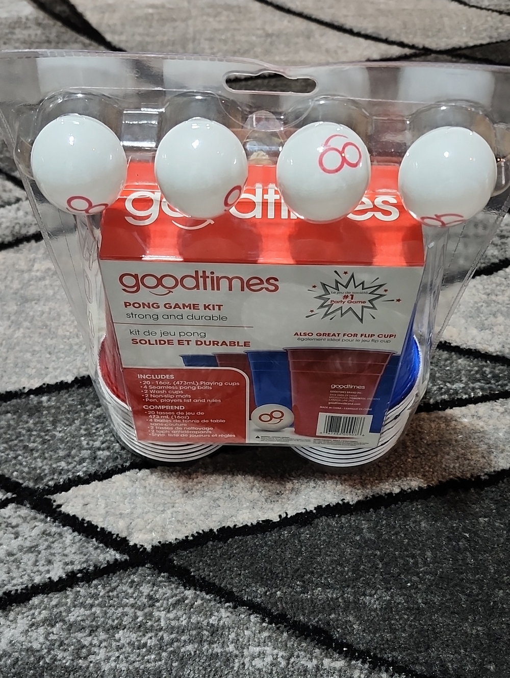 GOODTIMES PONG GAME KIT DRINKING GAMES 1# PARTY GAME